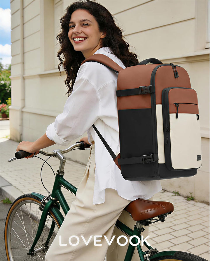 LOVEVOOK Mochila de transporte de 40 L, mochila grande de viaje de...