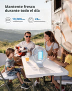 Koonie - Ventilador con clip de 8 pulgadas, batería recargable de 1...