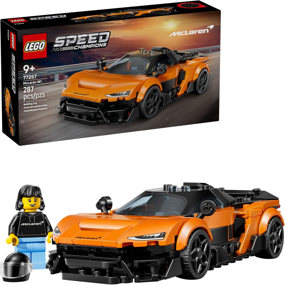 LEGO Speed Champions McLaren W1 - Juguete de auto de