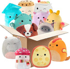 Squishmallows Mystery - Juego de 6 peluches de 10 pulgadas – Paquete oficial de Jazwares suaves y esponjosos, caja ciega sorpresa, regalo coleccionable de fiesta de cumpleaños para niños y niñas
