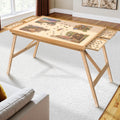 TEAKMAMA Mesa para rompecabezas de 1500 piezas, tablero para rompecabezas de 27.6" de alto con patas para adultos