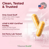 Vanadio con cromo. Suplementos de apoyo de glucosa en sangre. Suple...