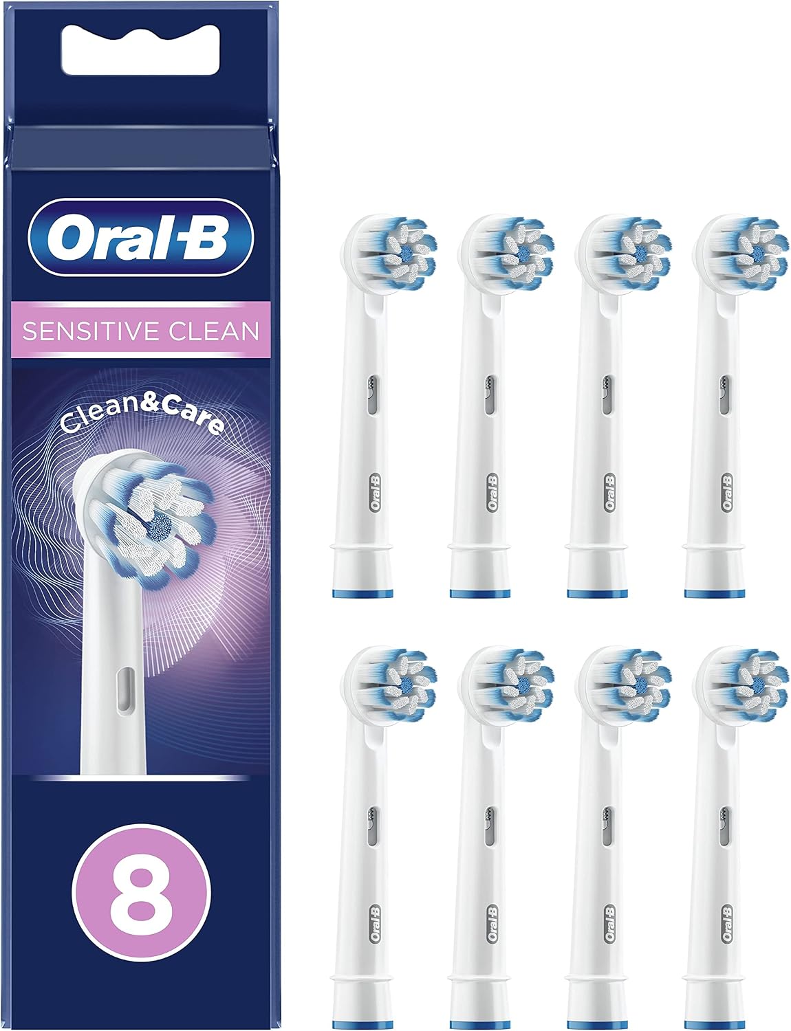 Oral-B Sensitive Clean - Cabezales de repuesto para cepillo de dien...