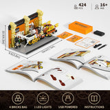 FUNWHOLE Steampunk - Juego de ladrillos de construcción de