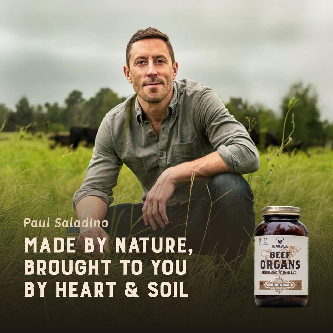 HEART &amp; SOIL \u2013 100% Órganos de res alimentados con pasto y...