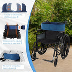 Soporte lateral para silla de ruedas con cojín lateral ajustable