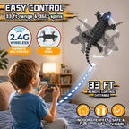 Gecko de escalada de pared a RC, robot de control remoto recargable