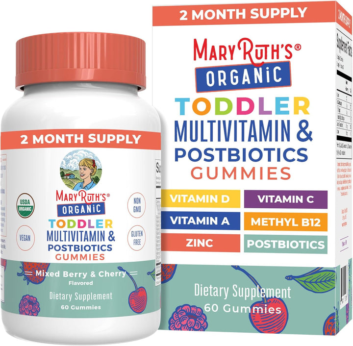 MaryRuth Organics Gomitas multivitamínicas postbióticos