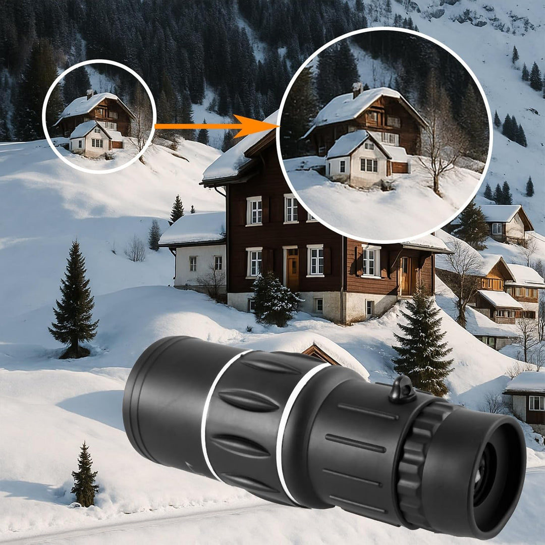 Telescopio monocular de 12 x 50 enfoque ajustable y diseño