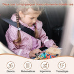 Montessori Busy Board, juguete de aprendizaje sensorial 3 en 1 para
