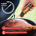 TempPro TempSwift - Termómetro digital para carne, 2 sondas, con 2 canales