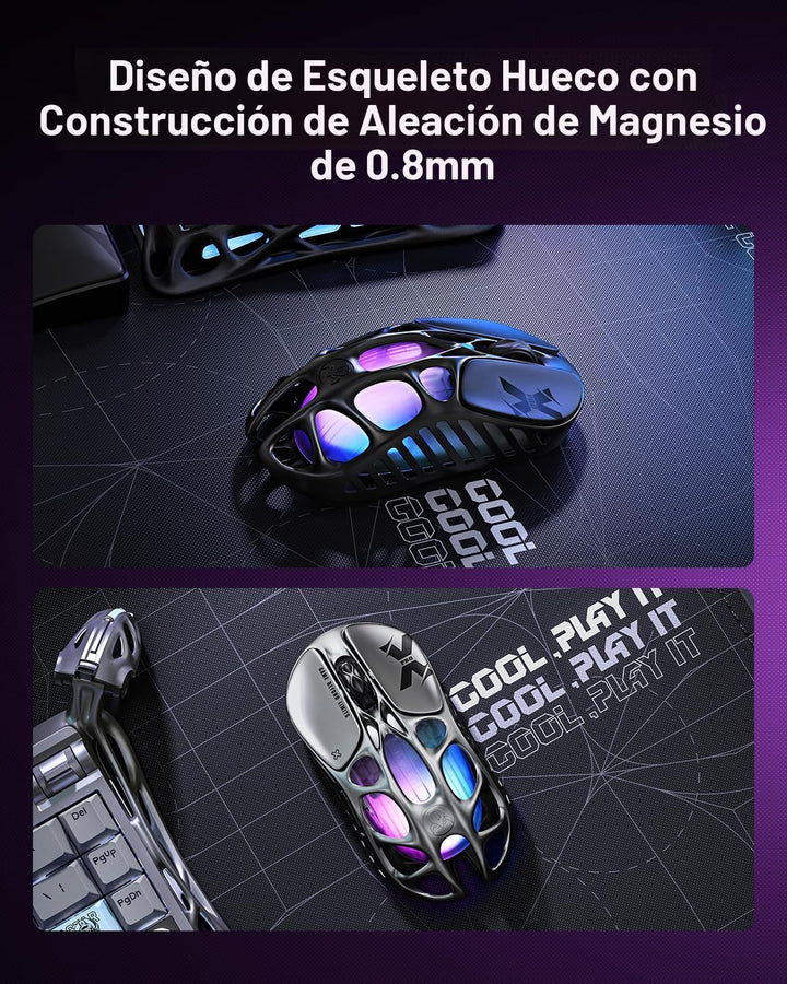 GravaStar Mercury X Pro ratón inalámbrico para juegos, viene con do...