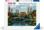 Ravensburger NY Central Park, Bow Bridge Rompecabezas de 1000 Piezas | Actividad Relajante | Piezas Únicas y Perfectamente Ajustadas, Rompecabezas Duradero para Adultos