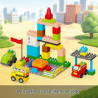 Bloques de construcción para edades de 3, 4 y 5 años, juguete STEM con