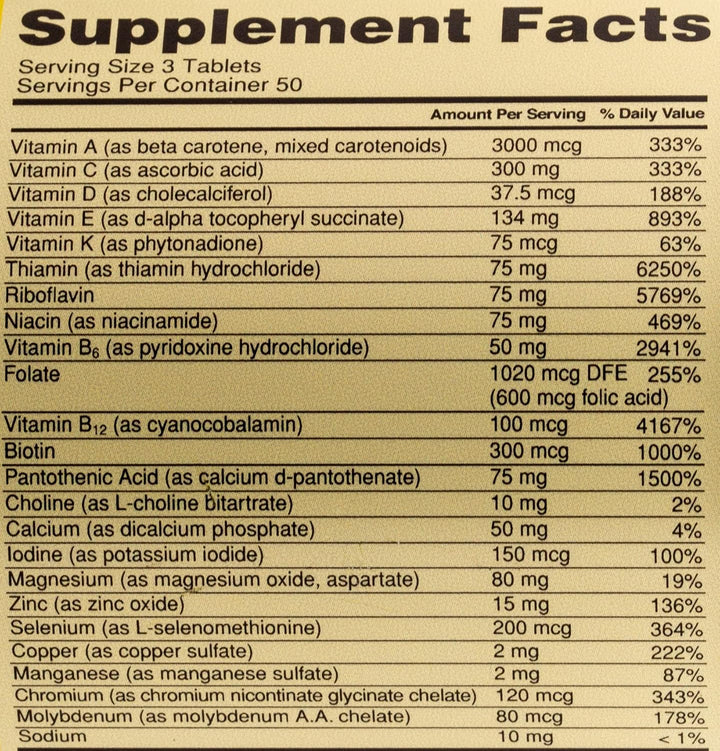 Optimum Nutrition Suplemento Opti-Men, 150 unidades