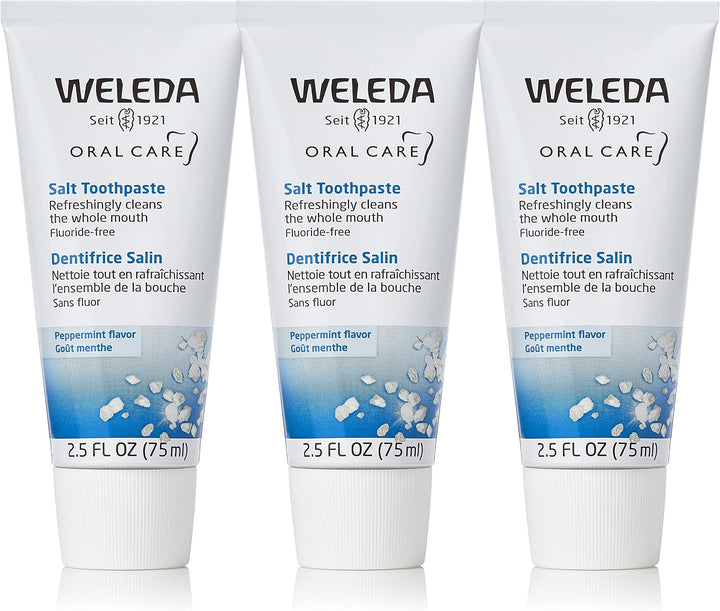Weleda Pasta de dientes de sal natural. 2.5 onzas líquidas (paquete...