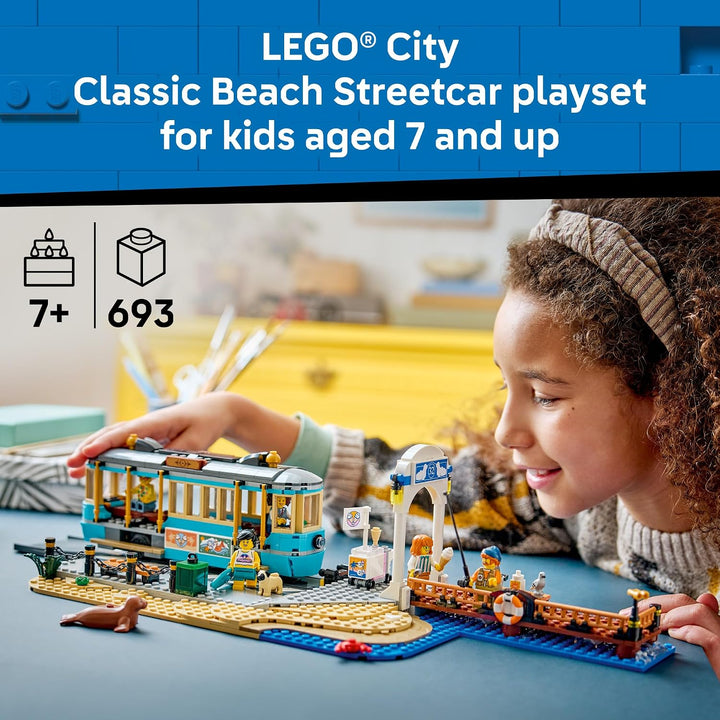 LEGO City Tranvía de Playa Clásico 60506 | Juguetes de construcción...