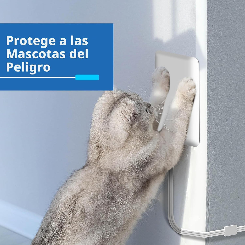LIDER Outlet Extender con 3 Receptáculos, 12W USB-A y USB-C, Cara Plana