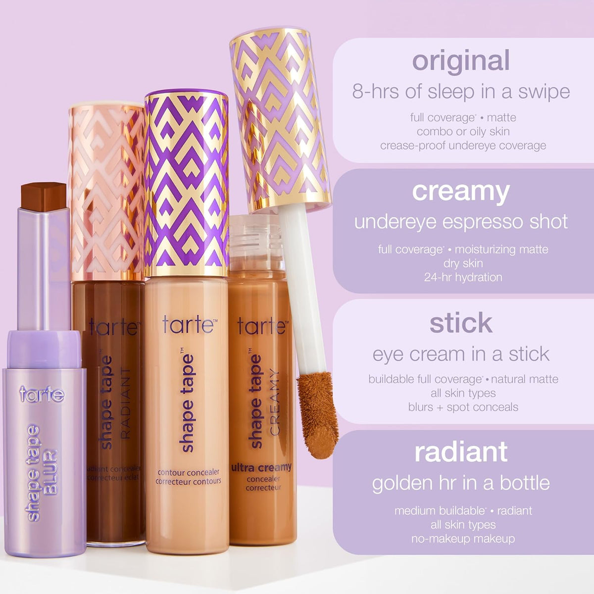 tarte Lápiz corrector de desenfoque de cinta de forma, maquillaje a...