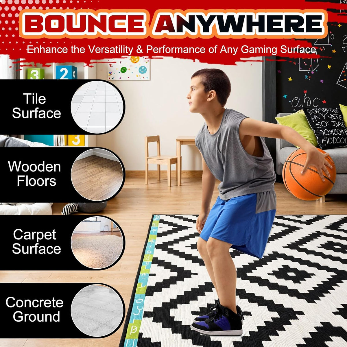 ALDWDY Balón de baloncesto silencioso tamaño 7 (29.5") – Balón de baloncesto para interiores con ranuras sin aire para regates silenciosos y entrenamiento en interiores, balón de espuma PU Pro