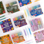 Grabie Juego de bolígrafos acrílicos de gel para colorear con libro