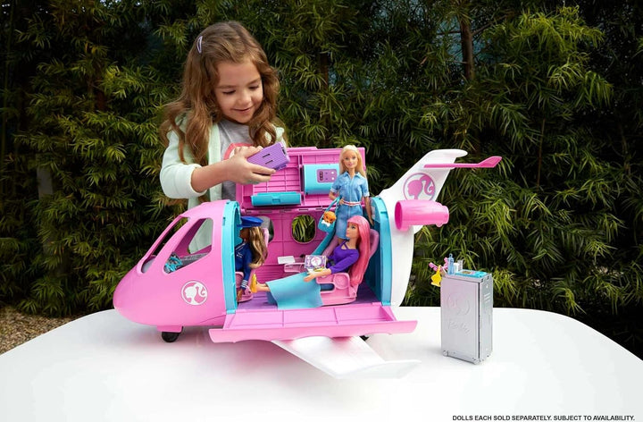 Barbie Juego de Dreamplane con más de 15 accesorios, incluyendo cac...