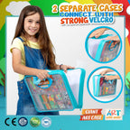 Suministros de artes y manualidades para niños, más de 1600 piezas de kits de manualidades para niños, proyecto de manualidades escolares de bricolaje para niños de 4, 5, 6, 7, 8 a 12 años, regalos de Navidad para niñas y niños, manualidades para niñas de