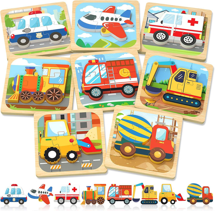 Benresive - Rompecabezas de madera para niños pequeños, regalo para...