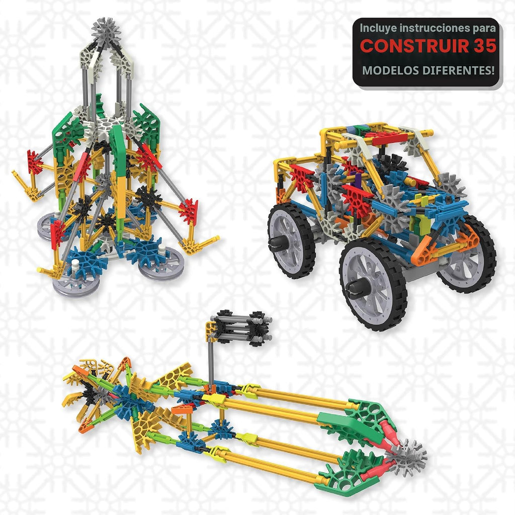K'NEX Juego de construcción de 35 modelos - 480 piezas - Para mayores de 7 años de juguete educativo de construcción (exclusivo de Amazon)