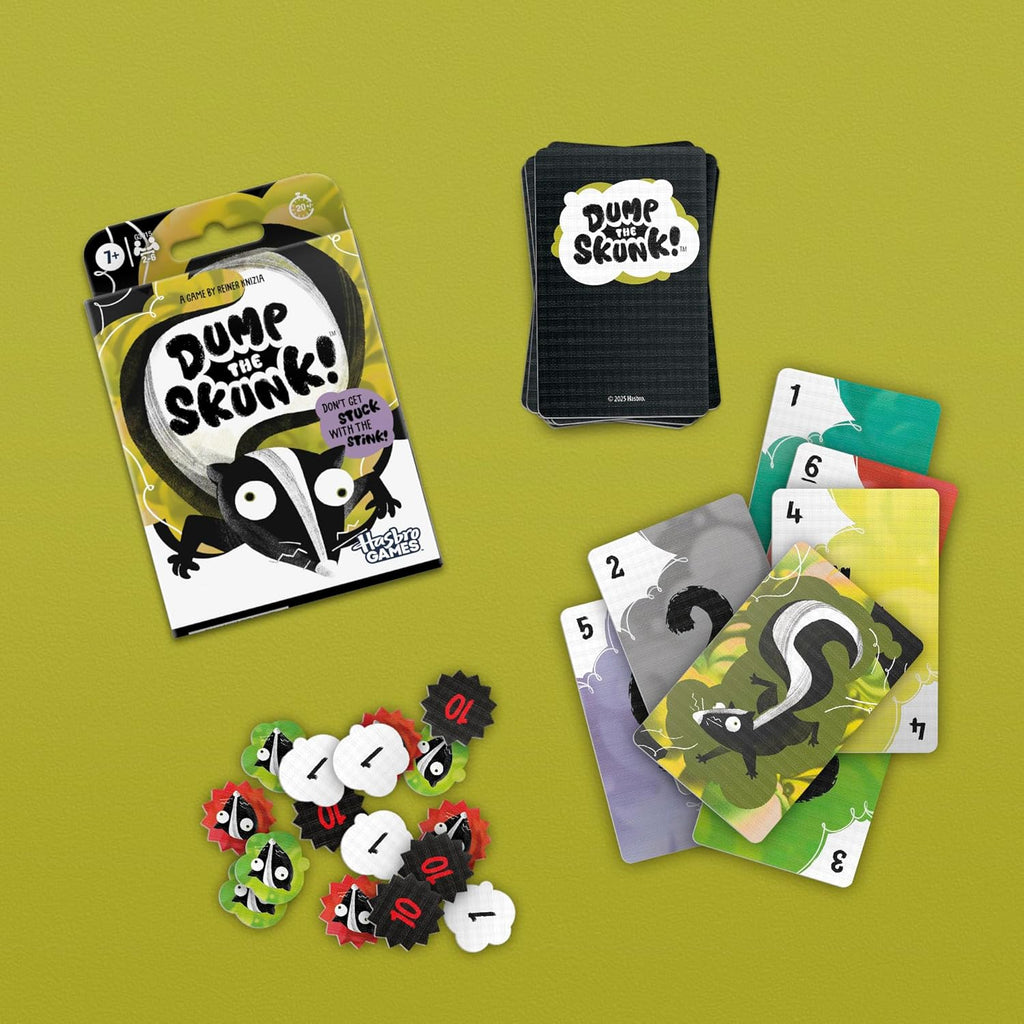 Dump The Skunk Juego Juego de cartas familiares de Reiner