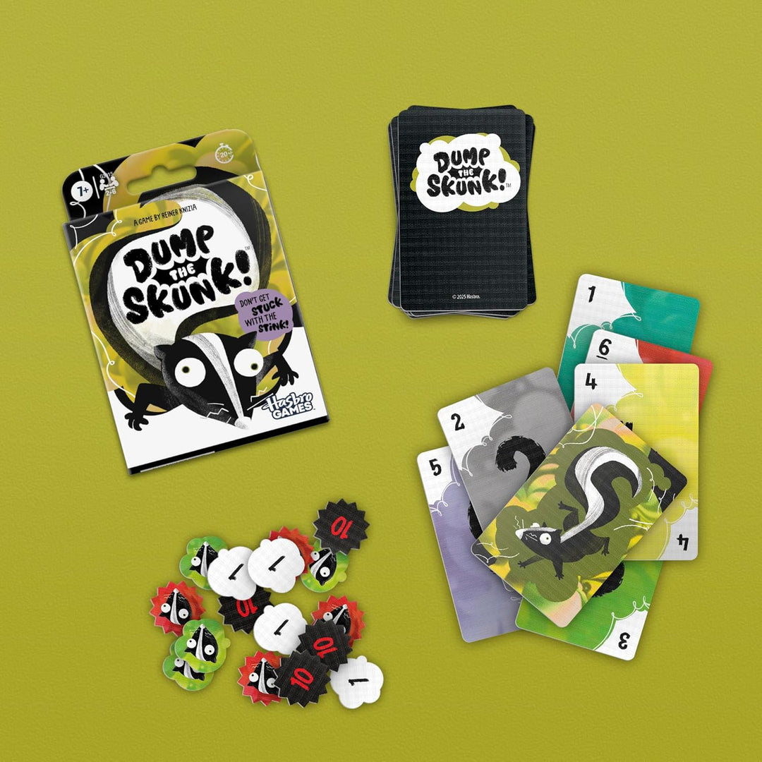 Dump The Skunk Juego Juego de cartas familiares de Reiner