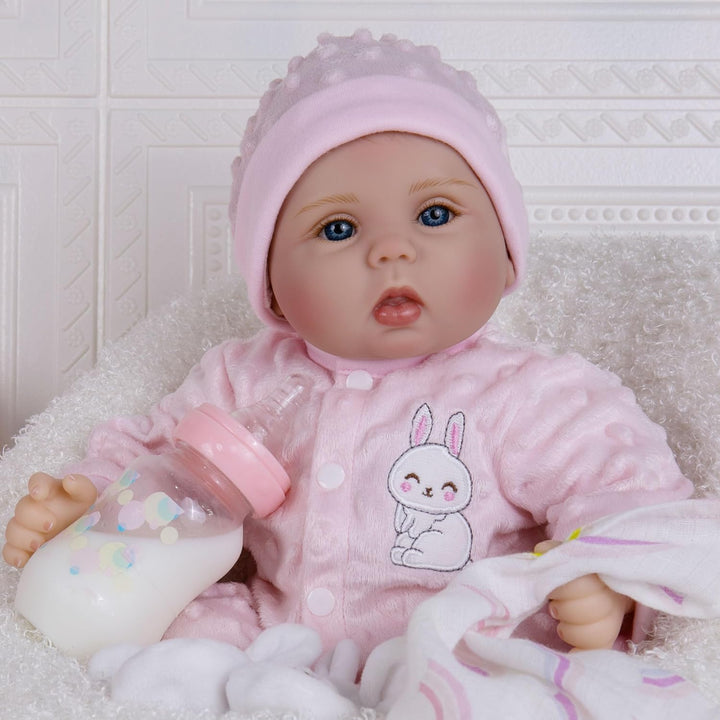 Milidool Muñecas de bebé Reborn de 18 pulgadas, muñeca realista de...