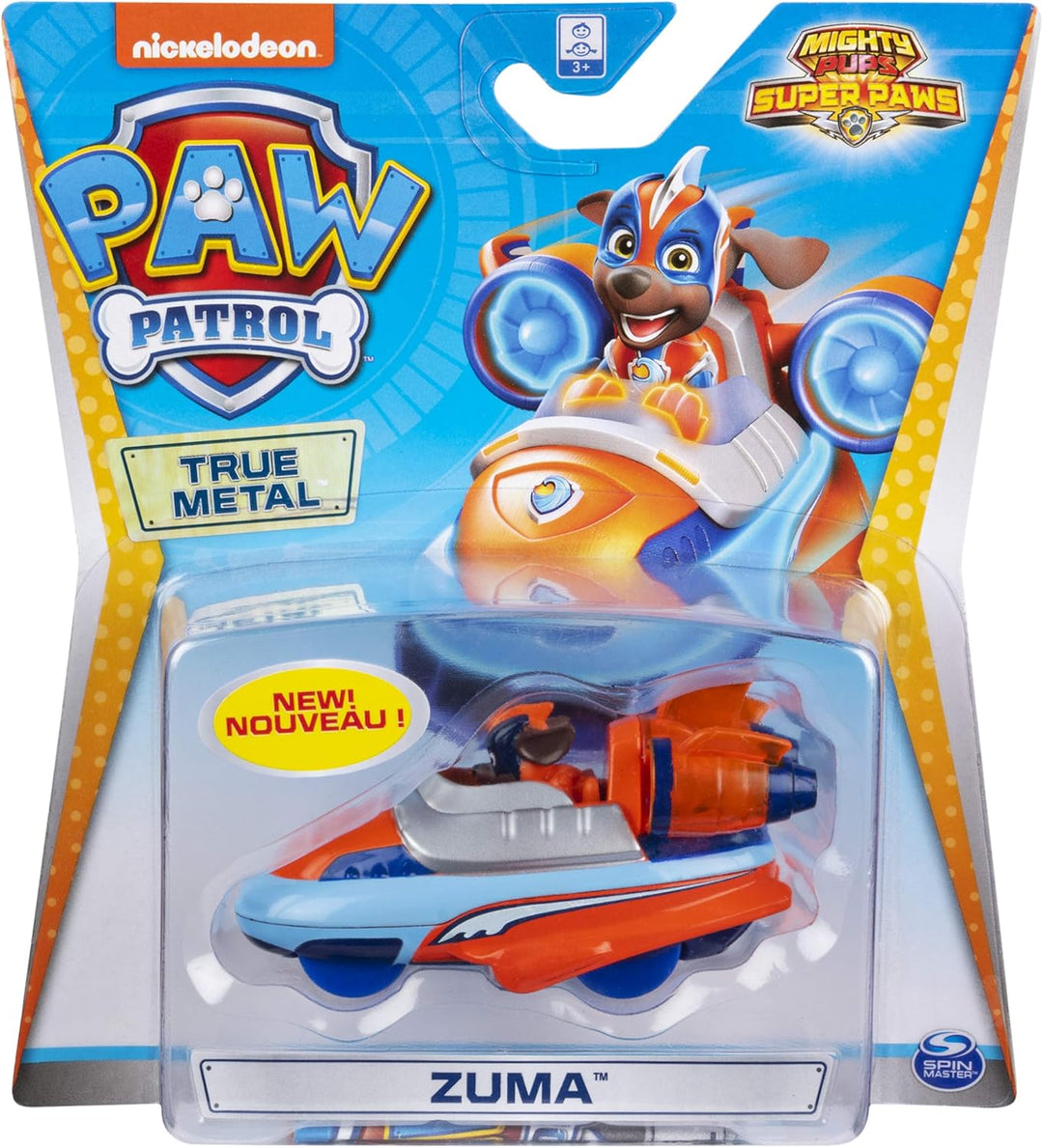 SpinMaster Mighty Super Paws Zuma True Metal Die Cast