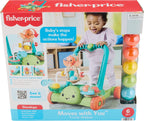 Fisher-Price Mueve contigo tortuga caminante juguete de empuje para bebé
