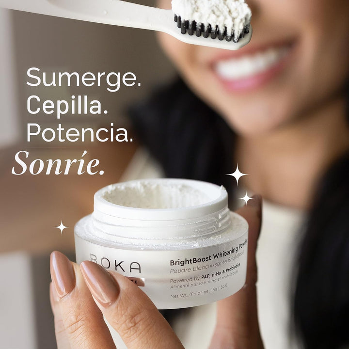 Polvo Blanqueador de Dientes Boka - Nano Hidroxiapatita, Apto para...