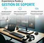 Estación de acoplamiento HP para portátil con monitor dual y carga - 5TW10AA / 5TW10UT / 5TW10AA#ABB USB-C G5 con 120W + cable HDMI + cable DisplayPort (Renovado)