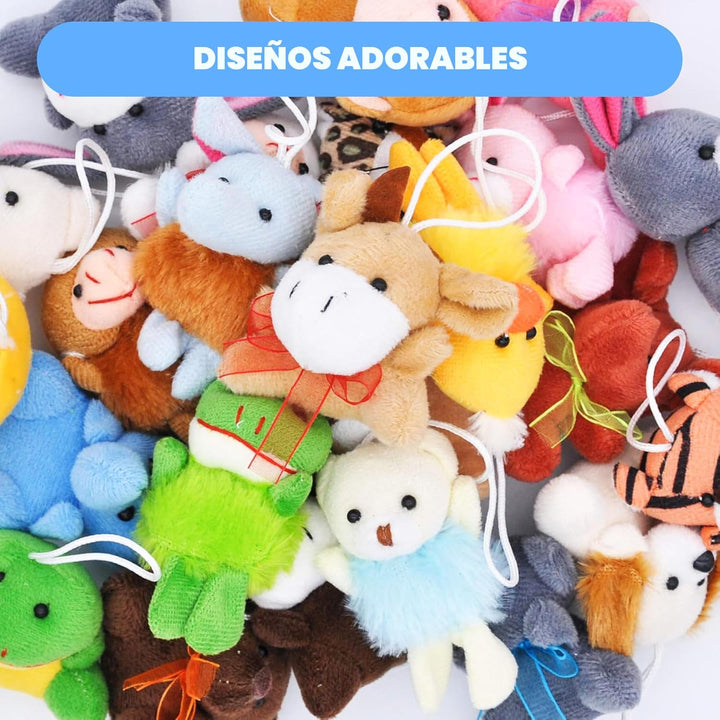 Joyin - Juego de 24 mini juguetes de peluche de animales pequeños s...