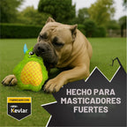 Bite Force - Juguete para perros duradero y fuerte con silbato, reforzado con Kevlar para masticadores agresivos,