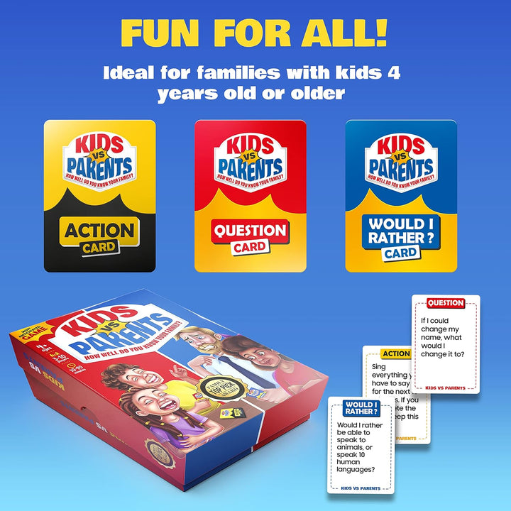 Kids VS Parents - Un divertido juego familiar con