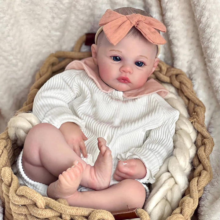 FOCKOF Muñecas de bebé realistas Reborn de 18 pulgadas, muñecas de...