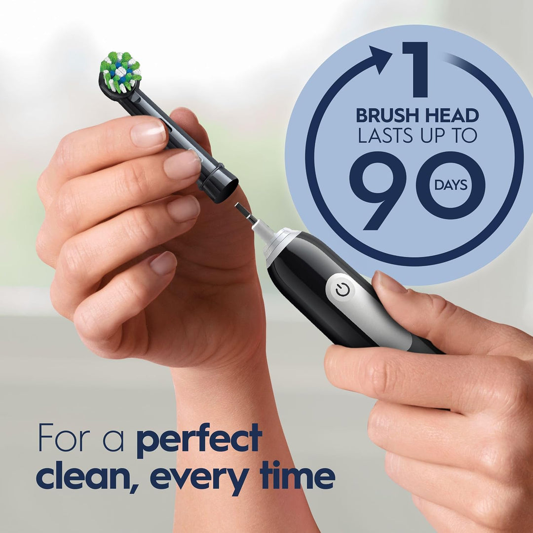 Oral-B Cepillo de dientes eléctrico recargable Pro 1000, color negro