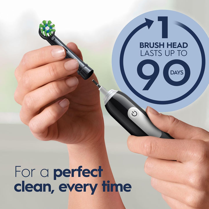 Oral-B Cepillo de dientes eléctrico recargable Pro 1000, color negro