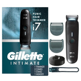 Gillette i7 Intimate - Recortadora de vello púbico premium para hom...