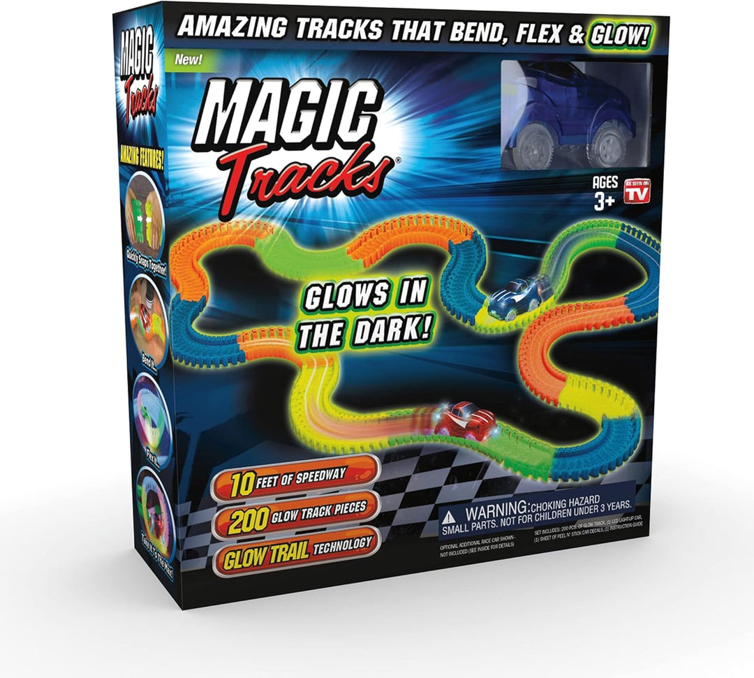 Ontel Magic Tracks - Carrera flexible que brilla en la