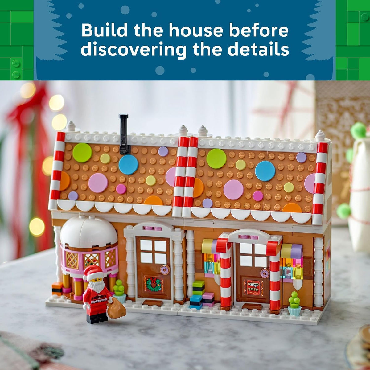 LEGO Casa de pan de jengibre festiva 40809