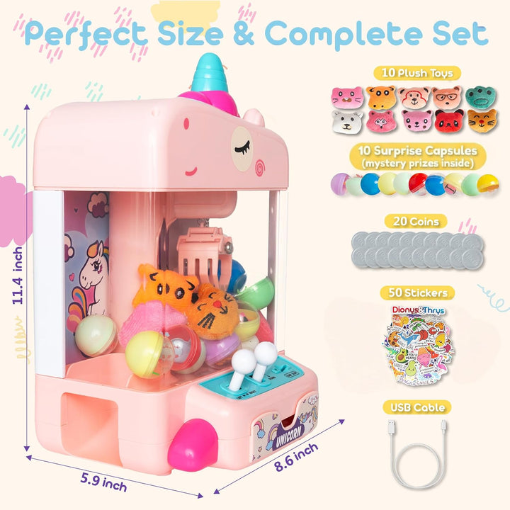 Máquina de garras para niños, mini juego de arcade, máquina expende...
