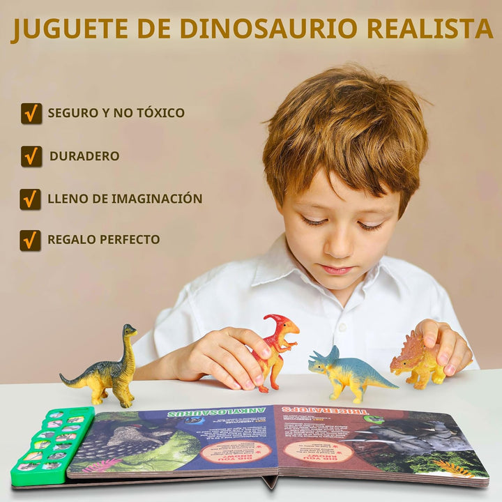 Juguetes de dinosaurio libro de sonido de dinosaurio con