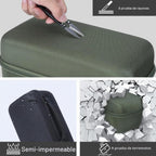 Lebakort Funda de almacenamiento compatible con Anker 548 Power Bank Power Station, estuche verde