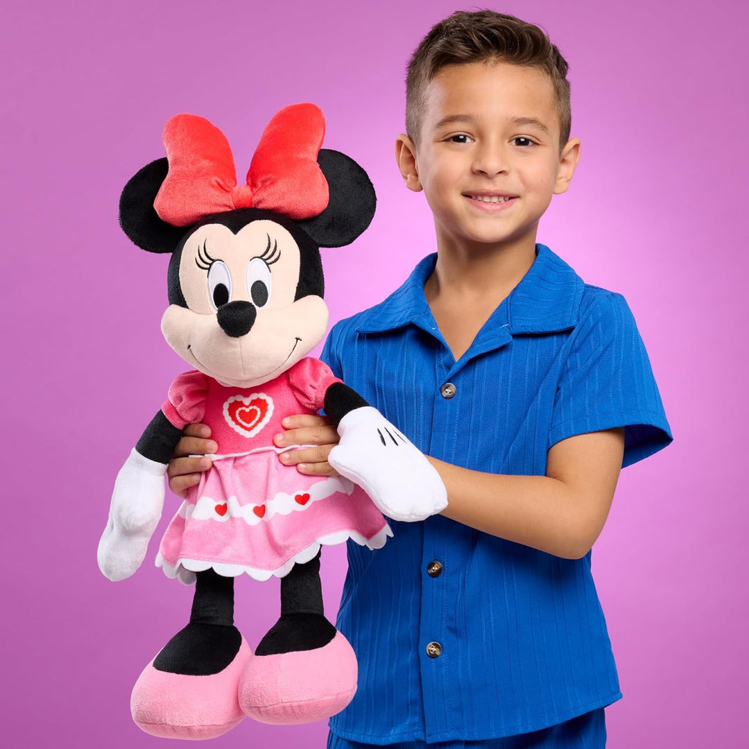 Disney Just Play - Peluche grande de Minnie de 19 pulgadas