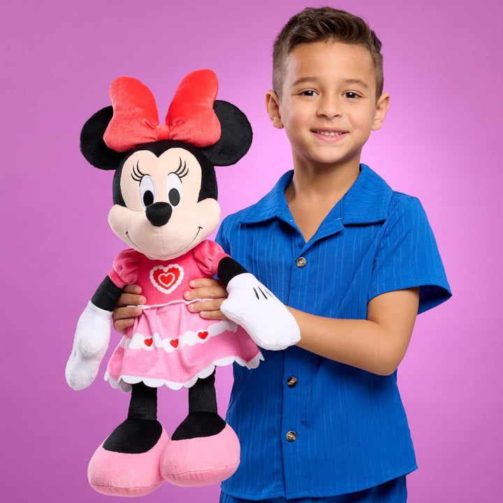 Disney Just Play - Peluche grande de Minnie de 19 pulgadas